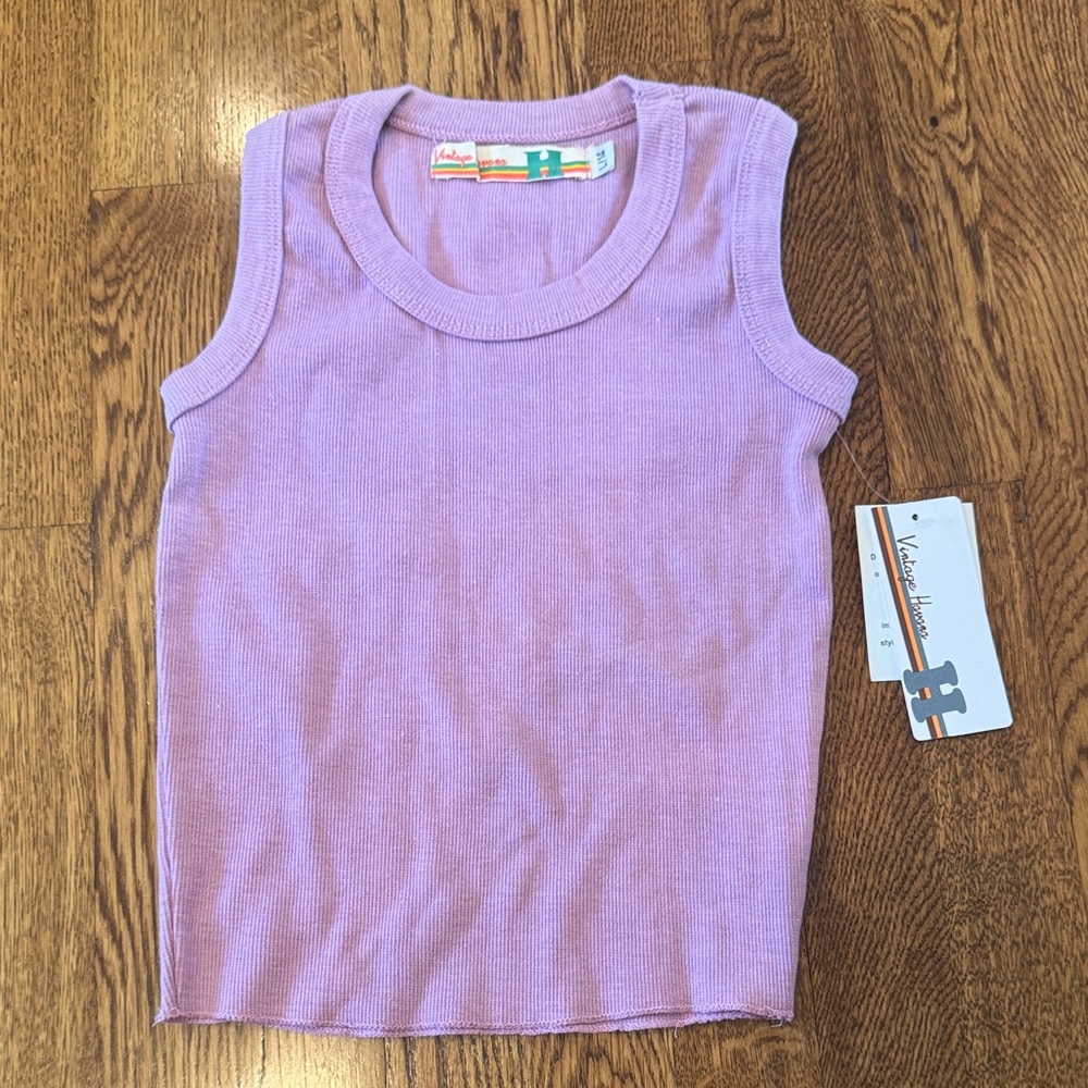 NWT Vintage Havana Girl’s Purple Tank Top Size 14